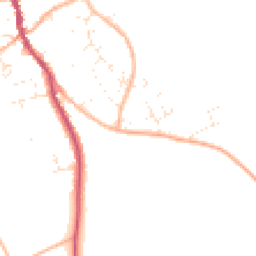 Daytime road noise heatmap for DT10 2PQ
