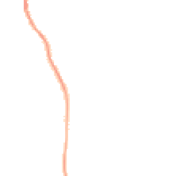 Night-time road noise heatmap for DT10 2QA