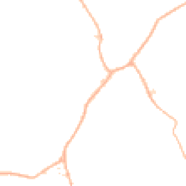 Daytime road noise heatmap for DT10 2QB