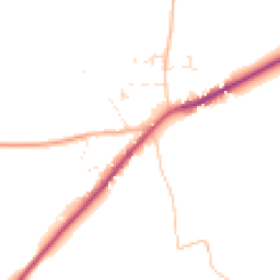 Daytime road noise heatmap for DT11 0HW