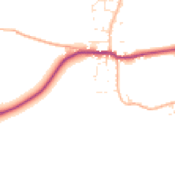 Daytime road noise heatmap for DT11 0JR