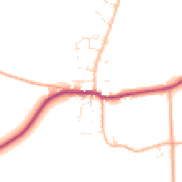 Daytime road noise heatmap for DT11 0LJ