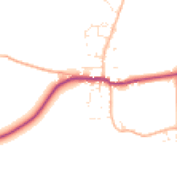 Daytime road noise heatmap for DT11 0LL