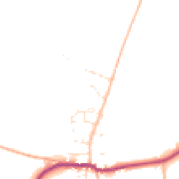 Daytime road noise heatmap for DT11 0LN