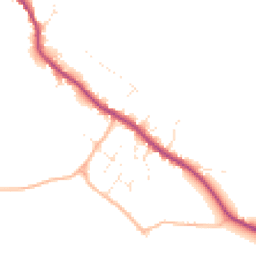 Daytime road noise heatmap for DT11 0SR