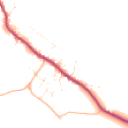 Daytime road noise heatmap for DT11 0SU