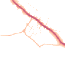 Daytime road noise heatmap for DT11 0TB