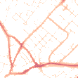 Daytime road noise heatmap for DT11 7JA