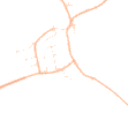 Daytime road noise heatmap for DT11 8EL
