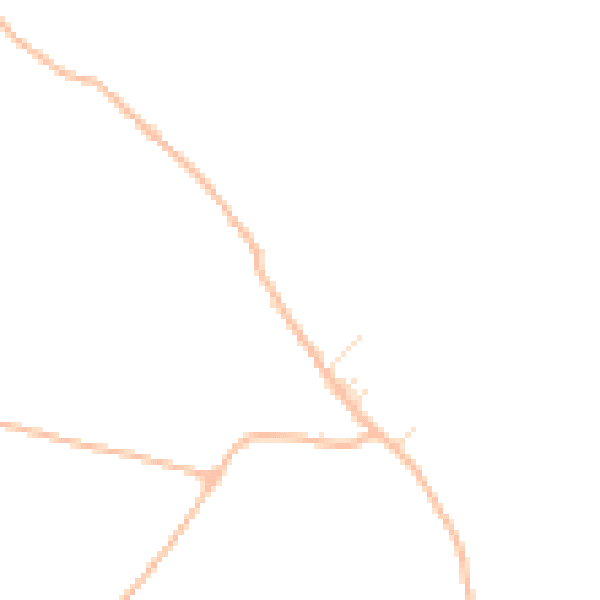 Daytime road noise heatmap for DT11 8JN