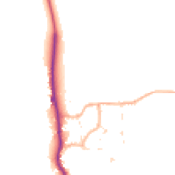 Daytime road noise heatmap for DT11 8LB