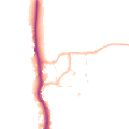 Daytime road noise heatmap for DT11 8LU