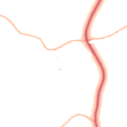 Daytime road noise heatmap for DT11 8PE