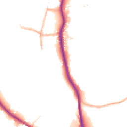 Daytime road noise heatmap for DT11 8TD