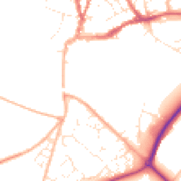 Daytime road noise heatmap for DT11 9GF