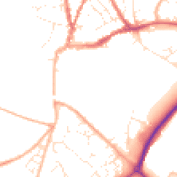 Daytime road noise heatmap for DT11 9GG