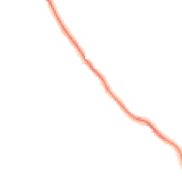 Night-time road noise heatmap for DT11 9NT