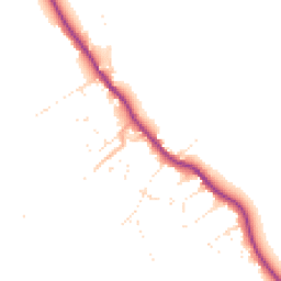 Daytime road noise heatmap for DT11 9NY