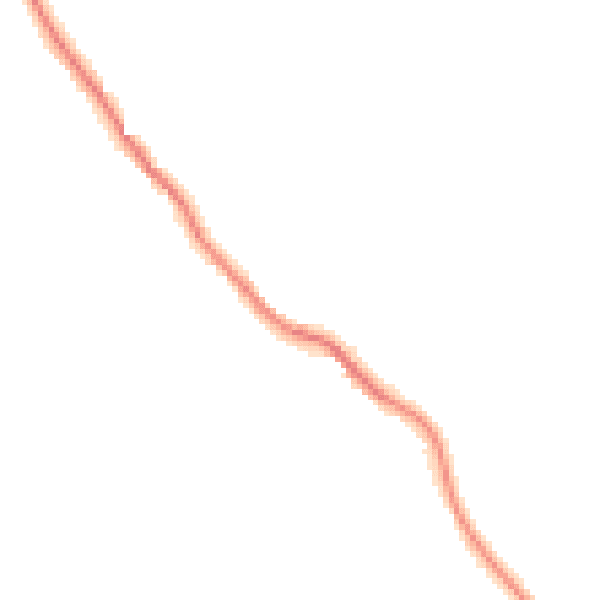 Night-time road noise heatmap for DT11 9NZ