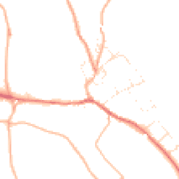 Daytime road noise heatmap for DT2 0AB