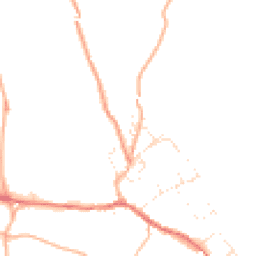 Daytime road noise heatmap for DT2 0AQ