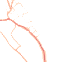 Daytime road noise heatmap for DT2 0AZ