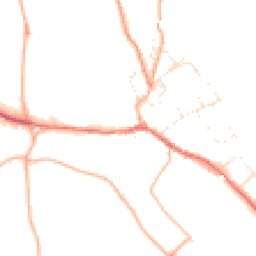 Daytime road noise heatmap for DT2 0BG