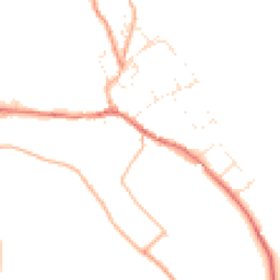 Daytime road noise heatmap for DT2 0BS