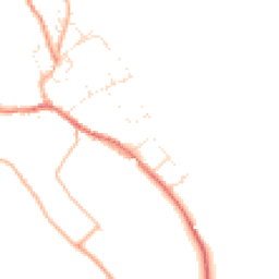 Daytime road noise heatmap for DT2 0BT