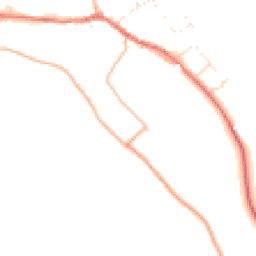 Daytime road noise heatmap for DT2 0DY