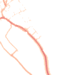 Daytime road noise heatmap for DT2 0EF