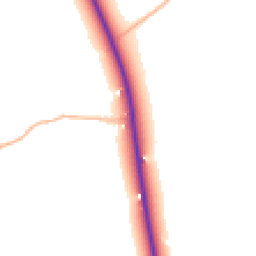 Daytime road noise heatmap for DT2 0ND