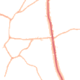 Daytime road noise heatmap for DT2 7BY
