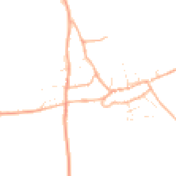 Daytime road noise heatmap for DT2 7GU