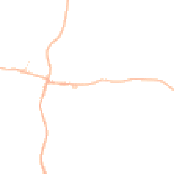 Daytime road noise heatmap for DT2 7HT