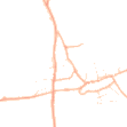 Daytime road noise heatmap for DT2 7JZ