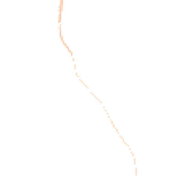 Night-time road noise heatmap for DT2 7QF