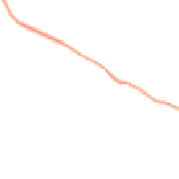 Night-time road noise heatmap for DT2 8EG