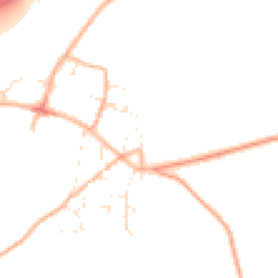 Daytime road noise heatmap for DT2 8SN