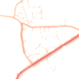 Daytime road noise heatmap for DT2 8TR