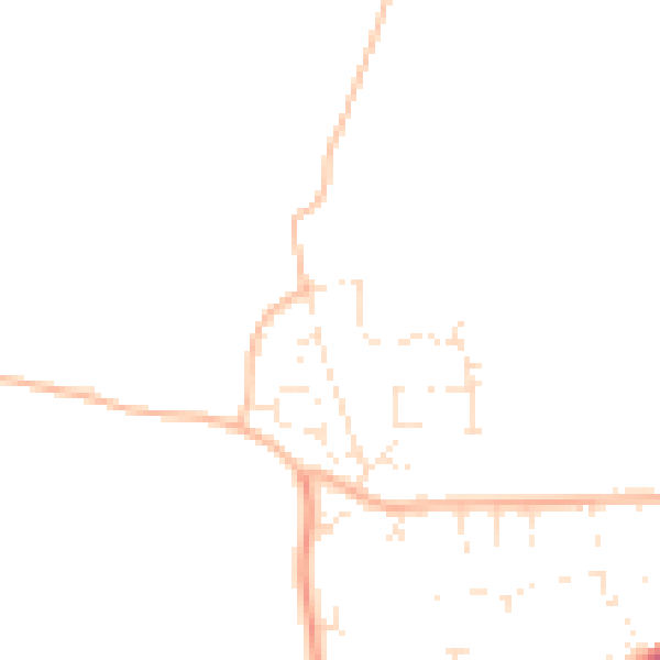 Daytime road noise heatmap for DT2 8WN