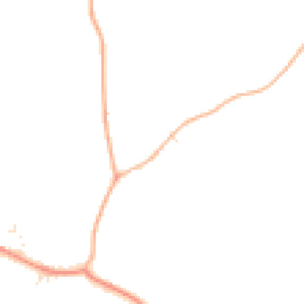 Daytime road noise heatmap for DT2 9JH