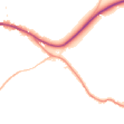 Daytime road noise heatmap for DT2 9LH