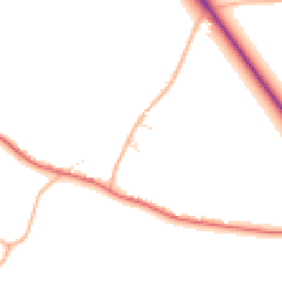 Daytime road noise heatmap for DT2 9PL