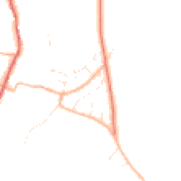 Daytime road noise heatmap for DT2 9QE