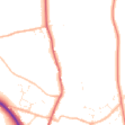 Daytime road noise heatmap for DT2 9RA