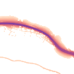 Daytime road noise heatmap for DT2 9TR