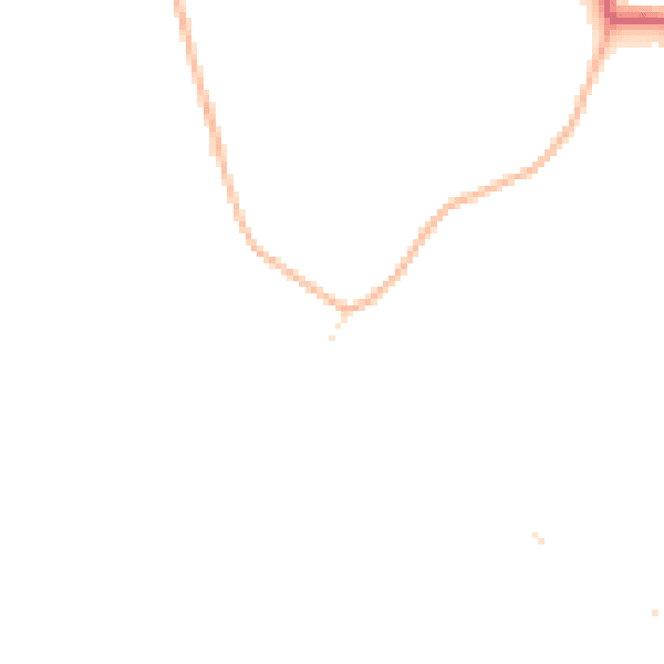 Daytime road noise heatmap for DT3 4EE