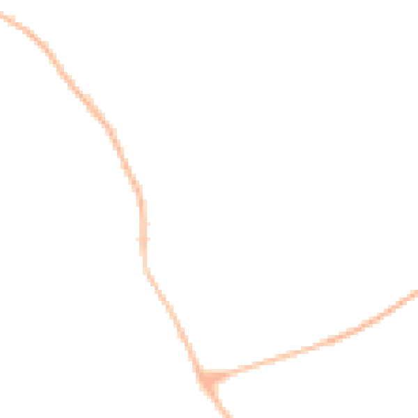 Night-time road noise heatmap for DT3 4LW