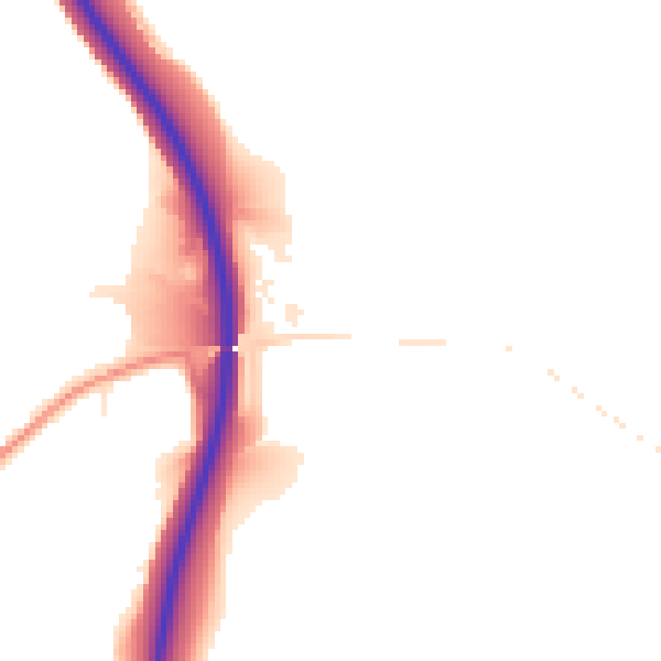 Daytime road noise heatmap for DT3 5PS